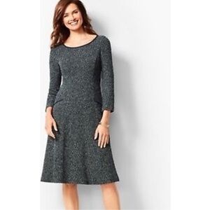 Talbots Tweed Fit and Flare Dress